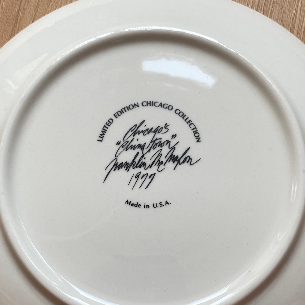 Limited Edition Chicago Collection Plate - Picture 2 of 2